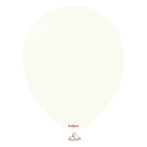 Retro fehér latex lufik, 45 cm, 25 db. 159442515 - Lufi