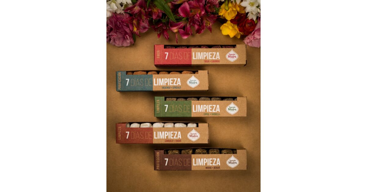 Sagrada Madre-Limpieza 7 napos Rosa Lavanda Rózsa és Levendula Füstölő ...