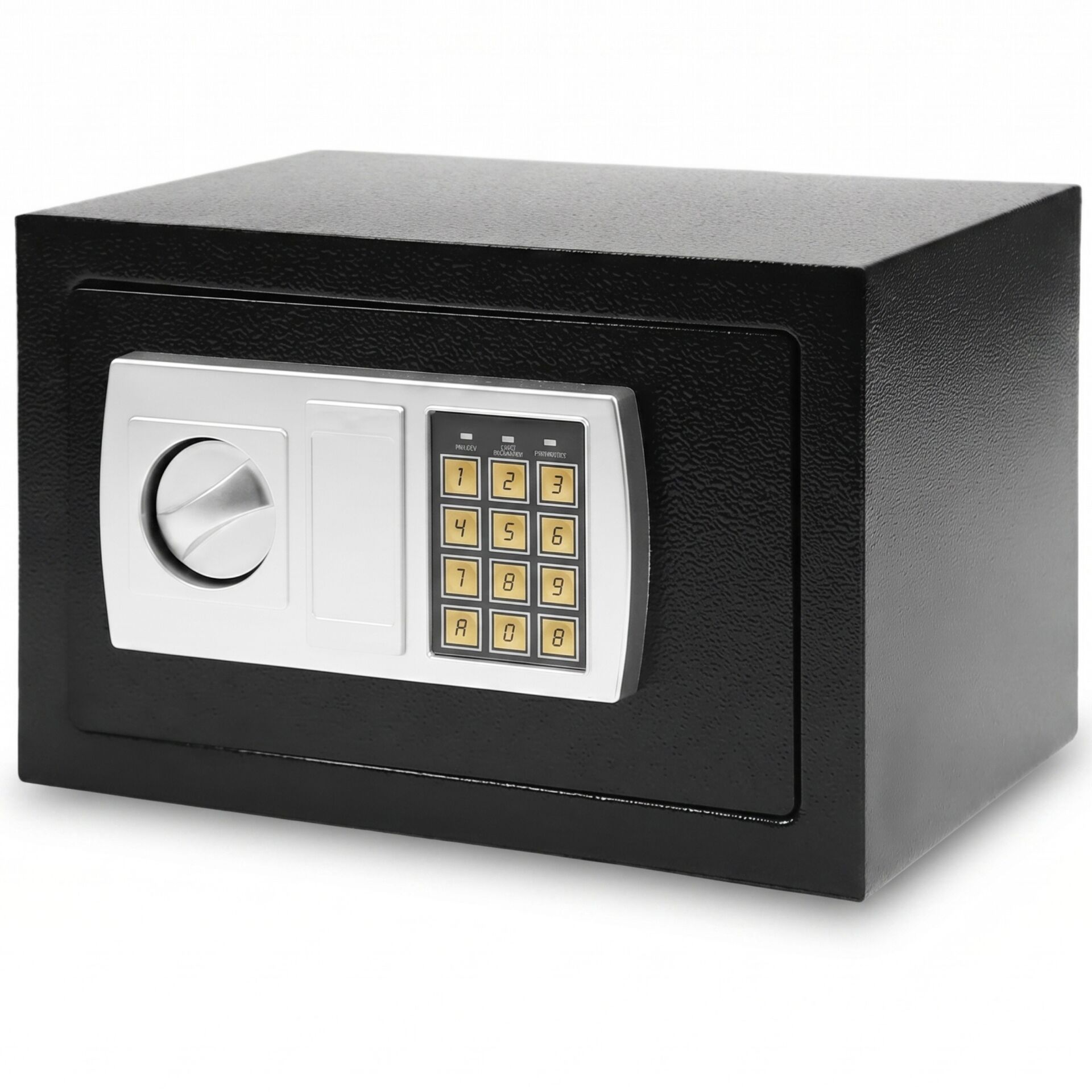 E-shop Elektronický trezor Pepita s číselným zámkom 31x20x20cm - Čierny