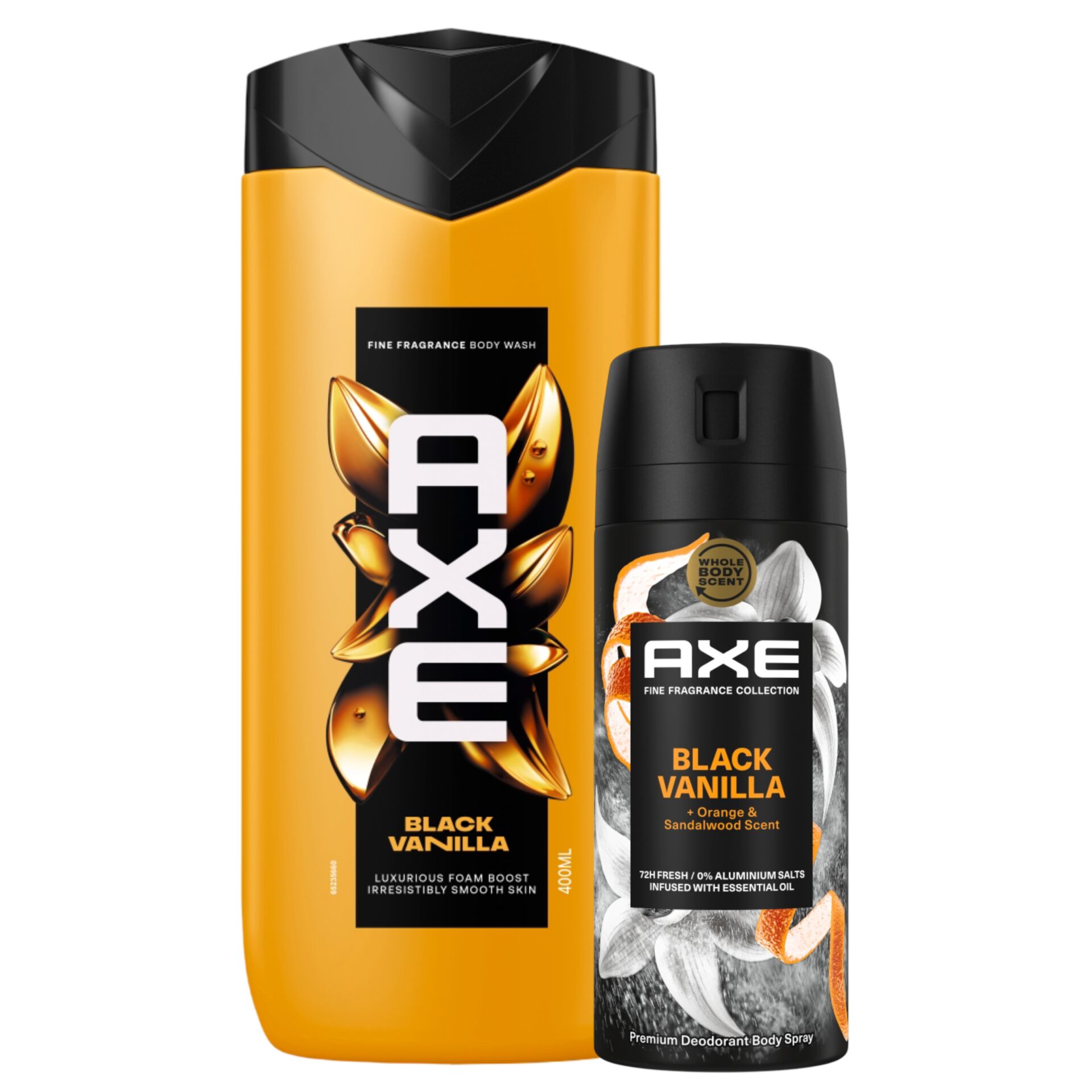 E-shop Axe Fine Fragrance Collection Black Vanilla Sprchový gél a Dezodorant