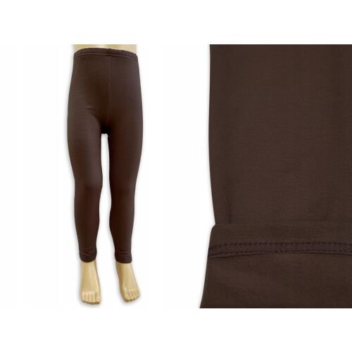 Szigetelt leggings 152/158 barna gyerek legging - Gyerek nadrág, leggings