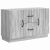 vidaXL Széf fiókkal Szürke Sonoma 89 x 34,5 x 57 cm Szerelt Fa 177522597