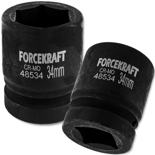 FORCEKRAFT 1 colos 34mm-es 6 pontos gépi dugókulcs - Dugókulcs