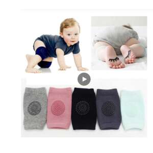 Csúszásgátlós baba térdvédő, könyökvédő egy méretben (Rózsaszín) 44445222 Gyerek zoknik, térdtappancsok