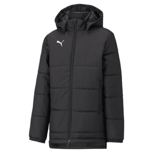 Puma Bench Jacket Jr fekete el	ln	zet, gyerek kapucnis t	li kab	 - Gyerek kabát