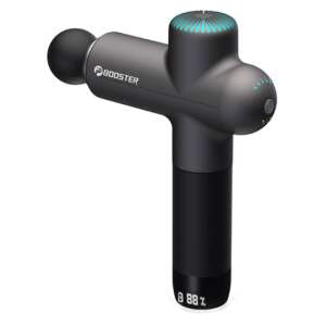 Booster Lightsaber massage gun, black, with interchangeable heads and carrying case - Massage gun