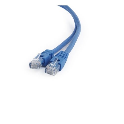 Gembird PP6U-2M/B kék CAT6 UTP patch kábel RJ45 csatlakozókkal fehér háttérrel 