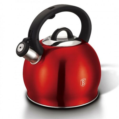 Berlinger Haus Burgundy Metallic Line 3L sípoló teáskanna - Teafőző