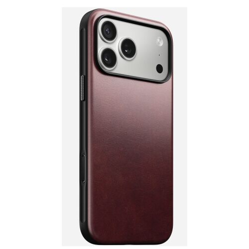 Nomad Modern bőr (Horween) tok iPhone 17 Pro Max készülékhez, Bordó 159611032 - Nomad
