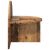 vidaXL Éjjeli asztal Antik Fa 40 x 35,5 x 45,5 cm Mérnöki fa 159631536