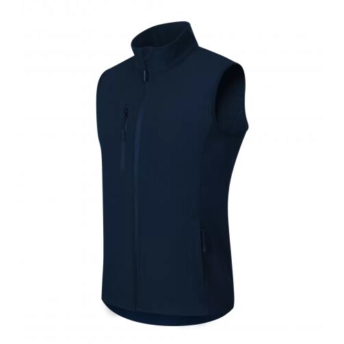 Altisport NoPrint férfi sötétkék softshell mellény izolált - Férfi mellény