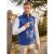 Férfi Altisport NoPrint NP/ALM865 kék softshell mellényt visel a szabadban
