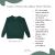 Moniel Basic sötétzöld szoptatós pulóver infografika