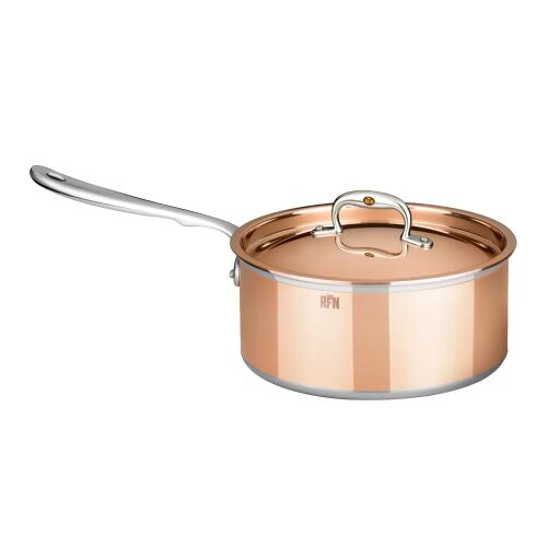 Ruffoni lábas fedővel, RFN Con Classe kollekció, 3.8 liter űrtartalom, ∅22 cm, ideális szószokhoz/krémekhez/levesekhez/finom ételekhez, fedő ergonomikus fogantyúval, gyors és egyenletes meleg