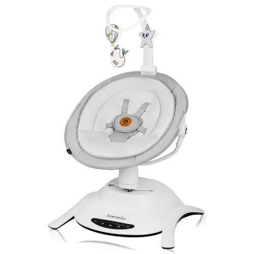 LIONELO Gyerek hintaszék Bella Set Szürke Beton, 0m+ 159654507 - Játék