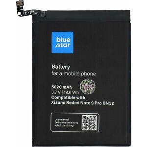 Blue Star - Xiaomi Redmi Note 9 Pro (BN52) Akkumulátor - 5020 mAh