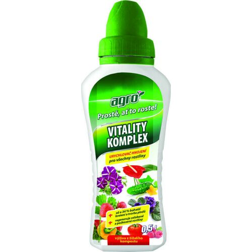 Agro Vitality Complex folyékony műtrágya 0,5 l-es flakon, növény revitalizáló az egészséges növekedésért - Növénytermesztés