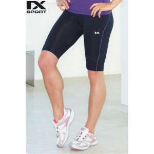 Legginsy Capri NX Sport dla kobiet w kolorze ciemnoniebieskim z fioletowym paskiem, rozmiar S - Next