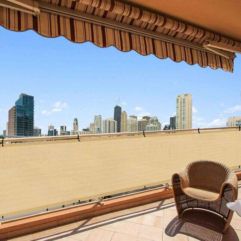 Elite Garden® HDPE sieťovina proti oslneniu na ploty, béžová + upevňovacia šnúra - 1 x 10 m