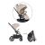 Petite&amp;Mars Kombinált babakocsi SCOUT 2in1 Anthracite Moon 163662814