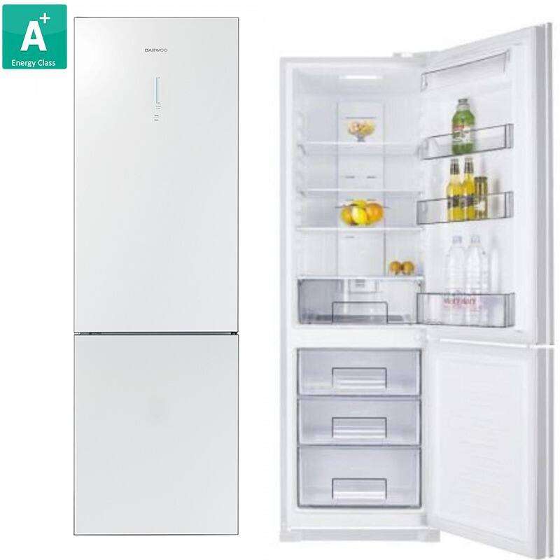 Daewoo kombinált hűtőszekrény 332 l, fehér, rn-t425rnw