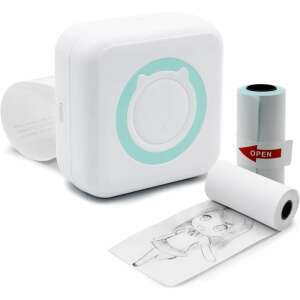 Tragbarer batteriebetriebener Mini-Drucker, intelligenter Drucker mit Thermopapier, Bluetooth-Verbindung