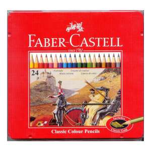 Faber Castell Faber Castell olovka u boji 24 kom - u metalnoj kutiji 44468880 - Olovka ili kemijska