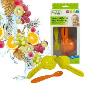 Five-A-Day Fresh Squeeze & Serve Baby Food Press, bez BPA, vhodný do umývačky riadu, ľahko sa používa na prípravu čerstvého jedla pre bábätká - Odšťavovače a lisy