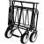Összecsukható kerti kocsi fém vázzal, tárolásra összecsukva