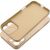 Apple iPhone 16 Pro Max, Szilikon tok, mikrofiber plüss belső, csillogó hátlap, Metallic Case, arany 159736178