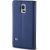 Oppo Reno13 Pro, Oldalra nyíló tok, stand, Smart Magnet, sötétkék 159737344