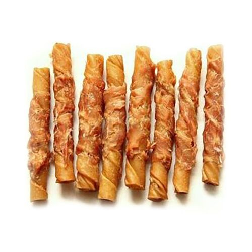 Füstölt marha csirkével kutya jutalomfalat, rágós snack, fogtisztító rágóka 
