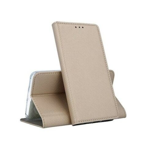 Smart magnet Realme C11 (2021) / C20 oldalra nyíló mágneses könyv tok szilikon belsővel arany 159762095 