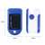 Fingertip pulse oximeter, blood oxygen monitor, heart rate monitor with color display, dimensions
