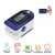 Fingertip pulse oximeter, blood oxygen monitor, heart rate monitor with color display, features