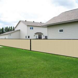 Siatka przeciwodblaskowa Elite Garden® HDPE do ogrodzeń, beżowa + linka mocująca - 1,5 x 25 m