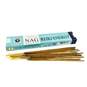 Golden Nag Reiki Energy Masala Agarbathi Illatos Pálcikák, 14 db, illatos pálcika csomag - Füstölő