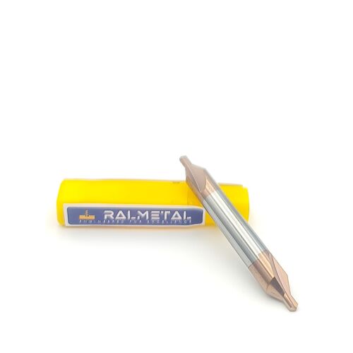 Ralmetal VHM TiSiN keményfém központfúró, 4x1 mm, 55 HRC csomagolással - Szerszám tartozék