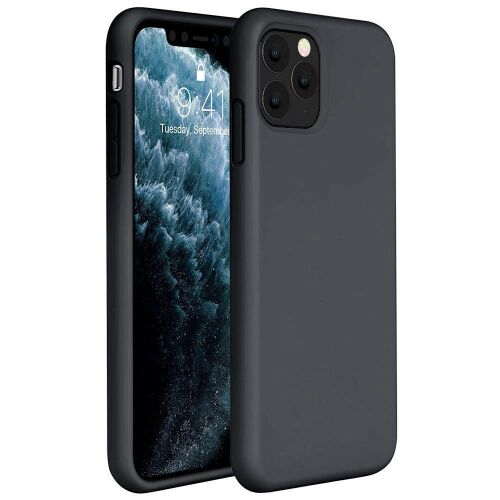 Apple iPhone 15 Pro Max, Szilikon tok, Wooze Liquid Silica Gel, fekete 159817947 