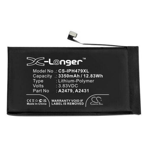 Cameron Sino csere akkumulátor Apple iPhone 12 és 12 Pro telefonokhoz, 3350 mAh, Lítium Polimer - Mobiltelefon akkumulátor
