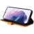 Huawei Honor Magic 7 Pro, Oldalra nyíló tok, stand, kártyatartóval, kézpánttal, Wooze Colour Wallet, narancssárga 159827101