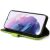 Xiaomi Redmi A1 Plus / A2 Plus / Poco C50, Oldalra nyíló tok, stand, kártyatartóval, kézpánttal, Wooze Colour Wallet, zöld 159829688