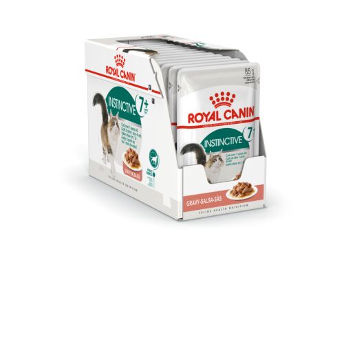 Royal Canin Instinctive 7+ mártásos macskaeledel, 12 darabos kiszerelés, 85g tasakok - Macskatartás