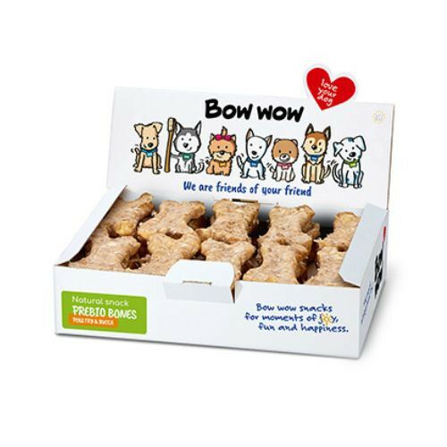 Bow Wow Prebio természetes csont kutya jutalomfalatok dobozban - Kutya jutalomfalat