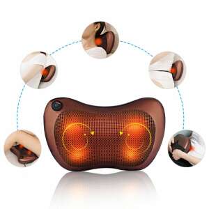 Shiatsu nyak- és hátmasszírozó párna használati példákkal - Masszázspárna