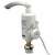 White instant hot water tap, 3kW, with power cord
