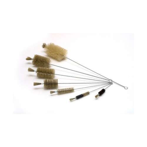 Set of test tube cleaning brushes, various sizes