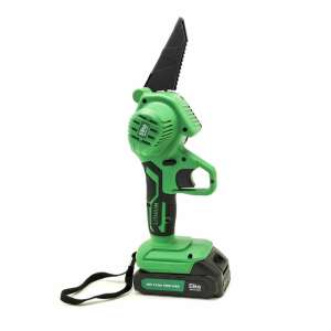 Elite Electronics® Akku-Mini-Kettensäge, Astsägen-Set im Koffer mit 2 20V-Batterien