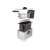 Royalty Line 2000W electric deep fryer, stainless steel, black, with basket, lid and removable pot