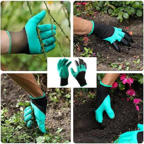Mănuși durabile pentru plantare în grădină, cu gheare de săpat întărite